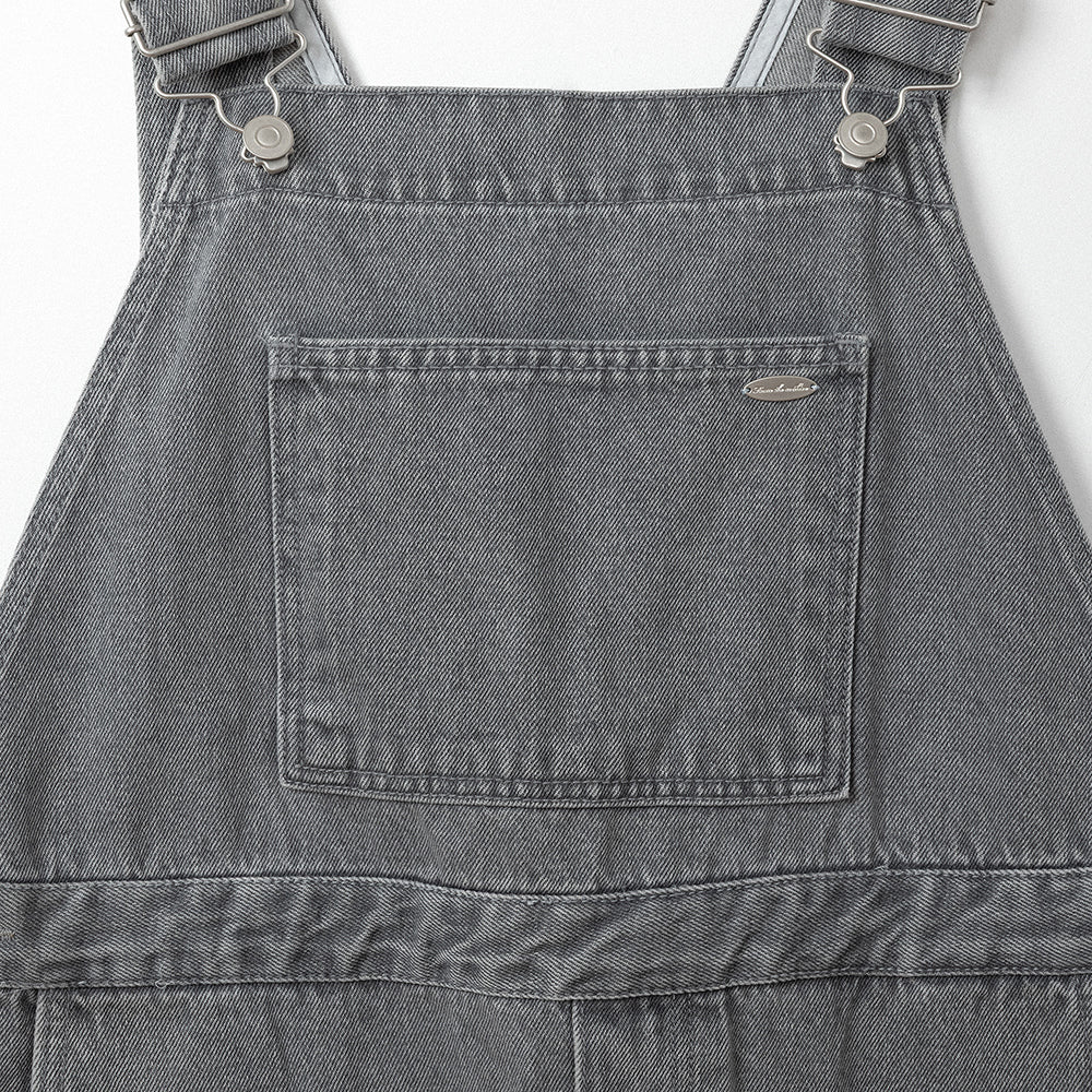 ARCHIVE JTOU ARCHIVE JTOU Washed Gray Overall Pants