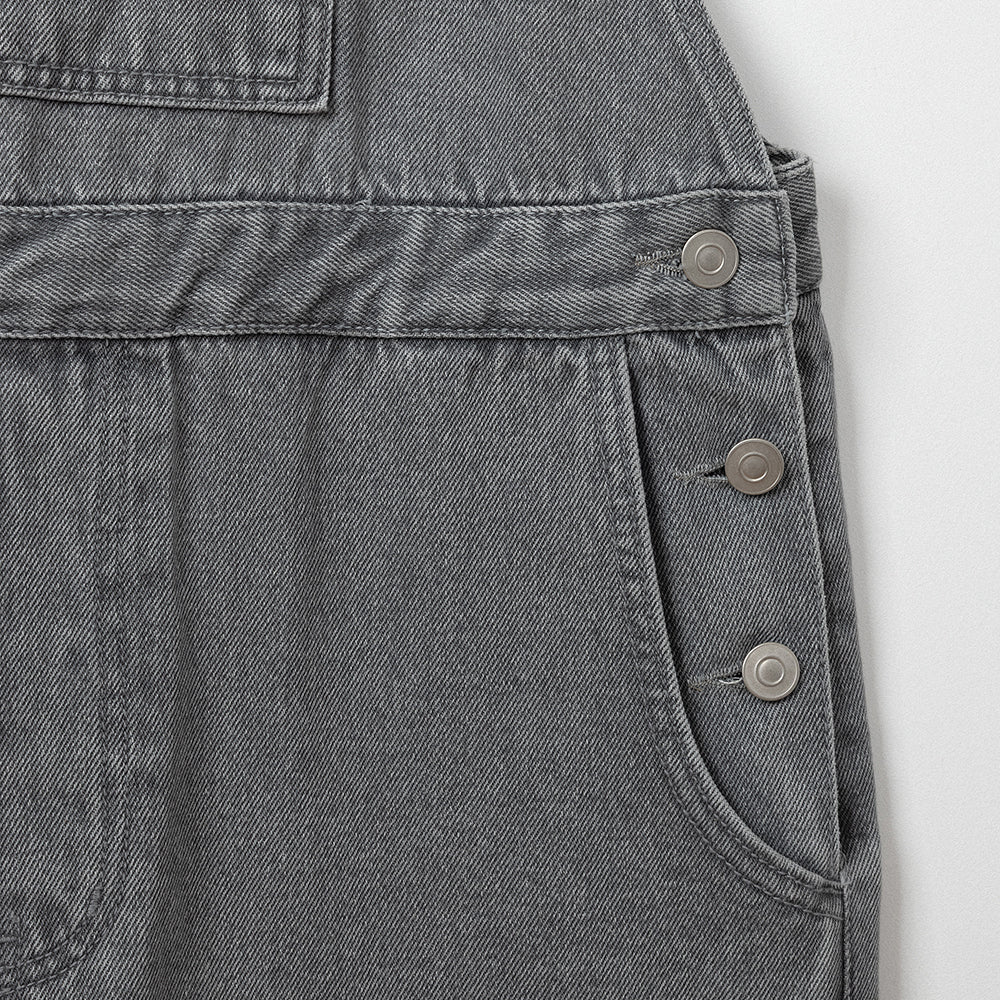 ARCHIVE JTOU ARCHIVE JTOU Washed Gray Overall Pants