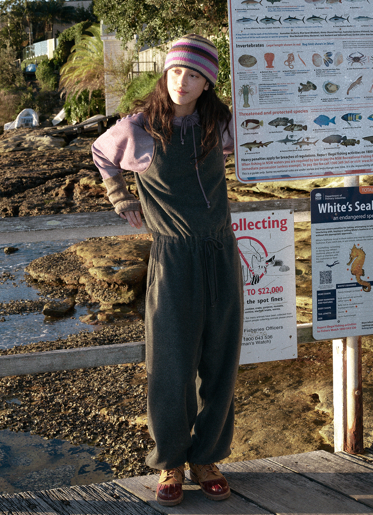 BUDHI MUDRA BUDHI MUDRA Jumpsuit Fleece Overalls