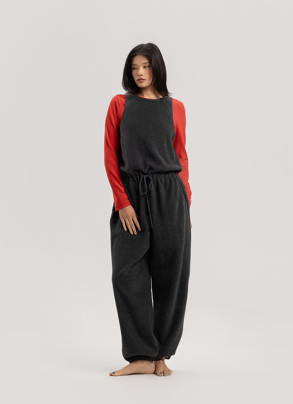 BUDHI MUDRA BUDHI MUDRA Jumpsuit Fleece Overalls