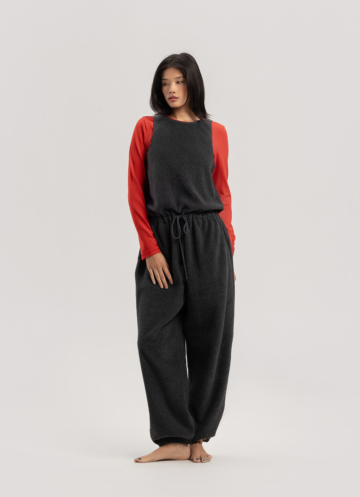 BUDHI MUDRA BUDHI MUDRA Jumpsuit Fleece Overalls