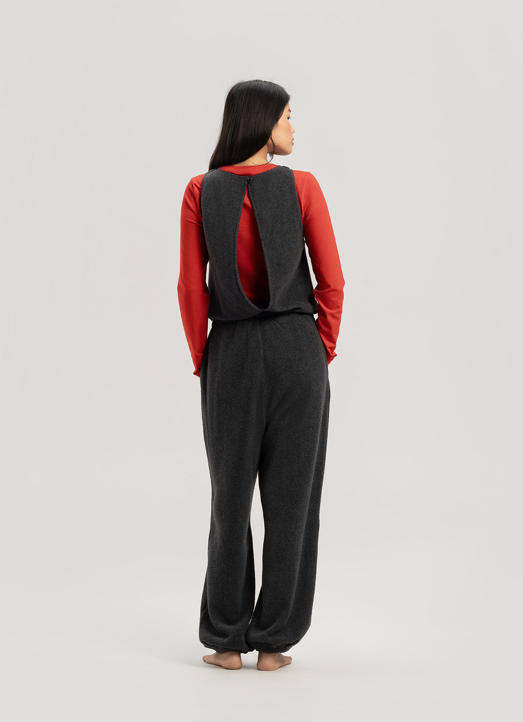 BUDHI MUDRA BUDHI MUDRA Jumpsuit Fleece Overalls