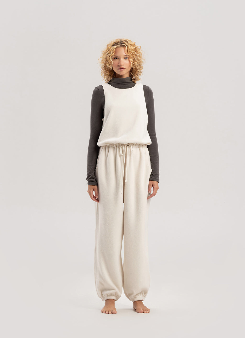 BUDHI MUDRA BUDHI MUDRA Jumpsuit Fleece Overalls