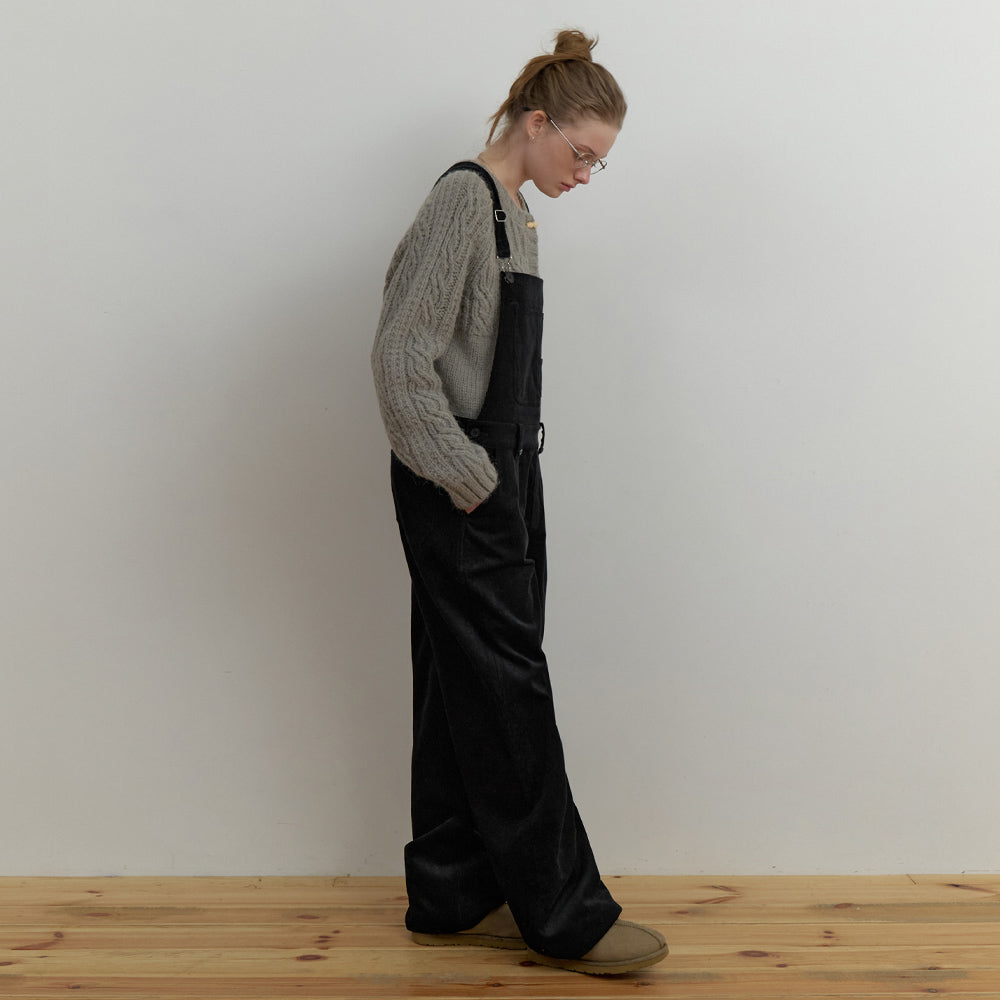 THE MITTEN THE MITTEN Roo Overall Pants Black