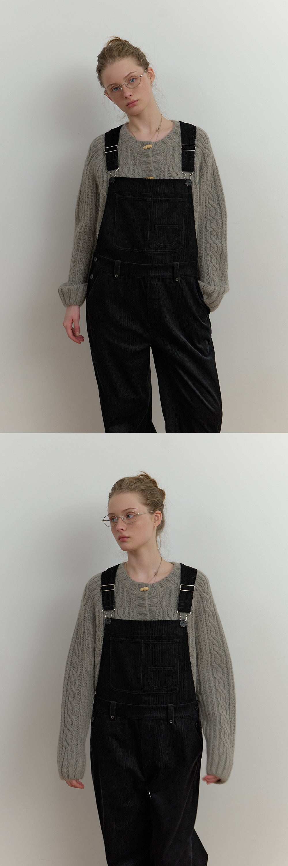 THE MITTEN THE MITTEN Roo Overall Pants Black