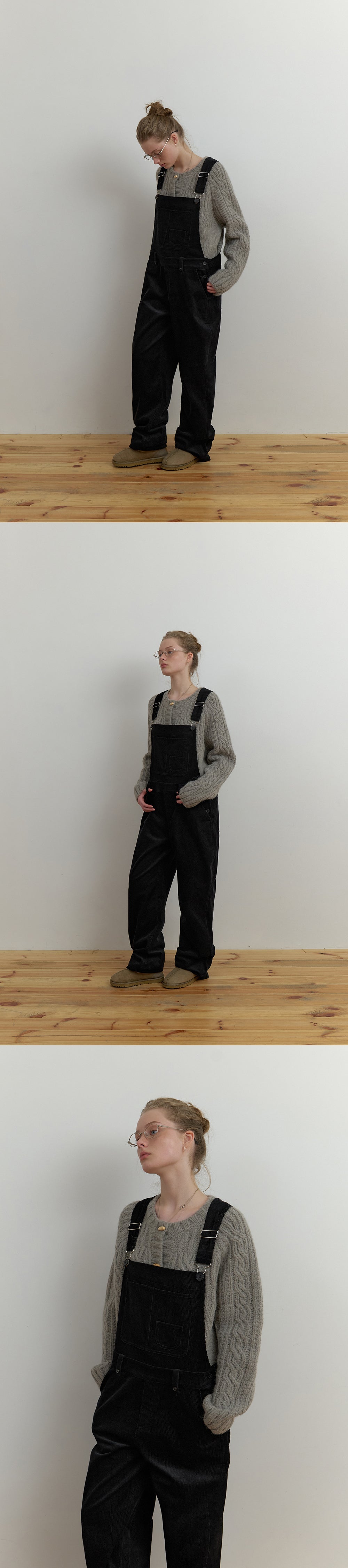THE MITTEN THE MITTEN Roo Overall Pants Black