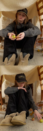 THE MITTEN THE MITTEN Roo Overall Pants Black
