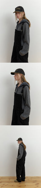 THE MITTEN THE MITTEN Roo Overall Pants Black