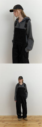 THE MITTEN THE MITTEN Roo Overall Pants Black