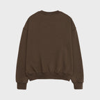 ames worldwide BASIC LOGO SWEATSHIRT BROWN