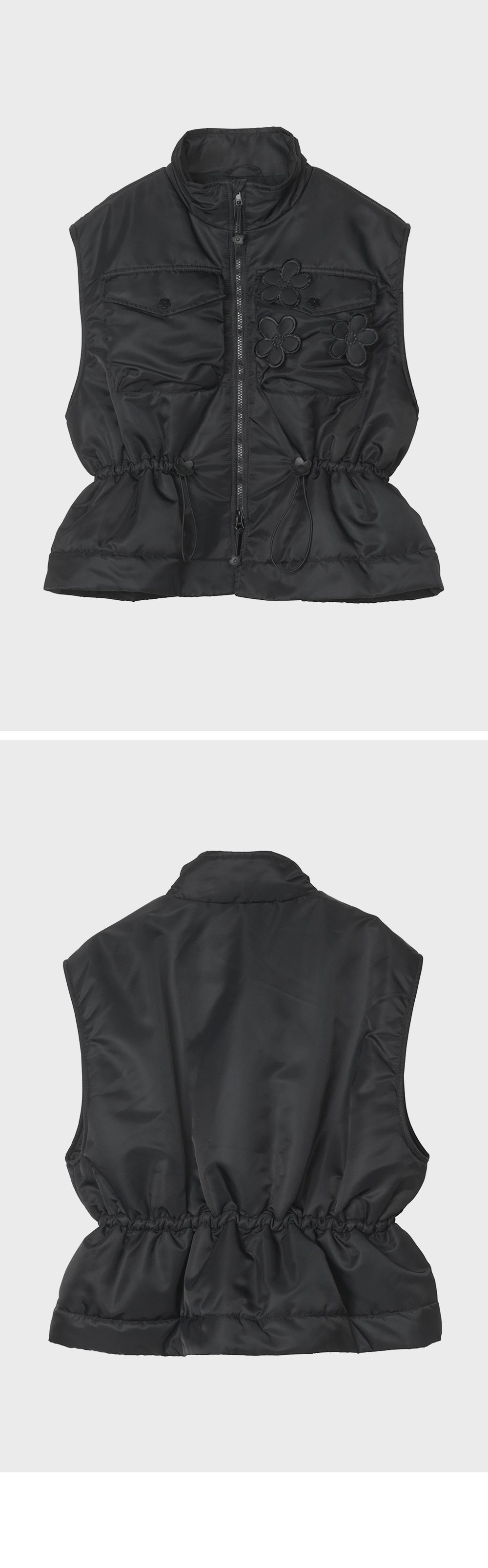 CECILIE BAHNSEN (W) BREE VEST (BLACK)