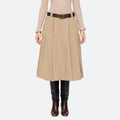 SEA NEW YORK (W) SULLIVAN SPORTSWEAR BELTED BUBBLE SKIRT (CAMEL)