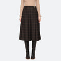 SEA NEW YORK (W) MONROE WOOL PLAID BELTED PLEAT SKIRT (D2) (MULTI)