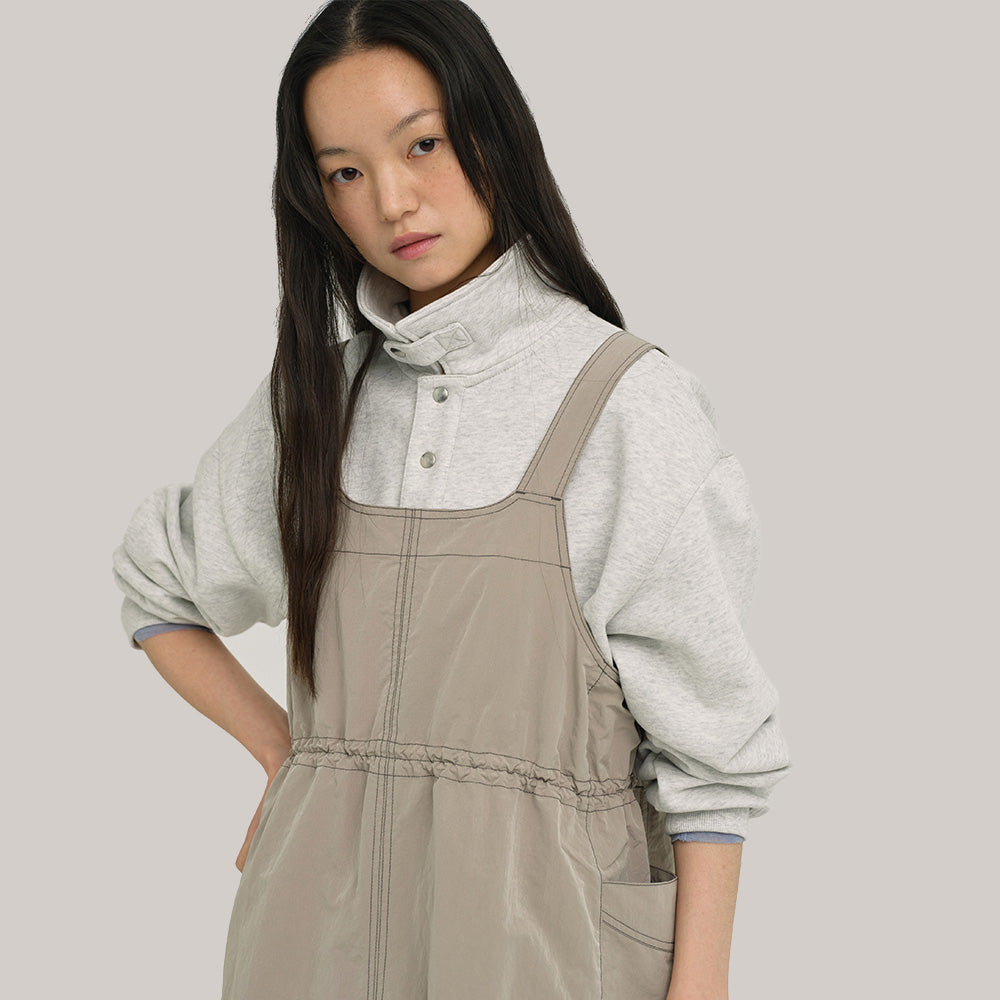 nau nau W Air Shield Suspender One Piece Beige