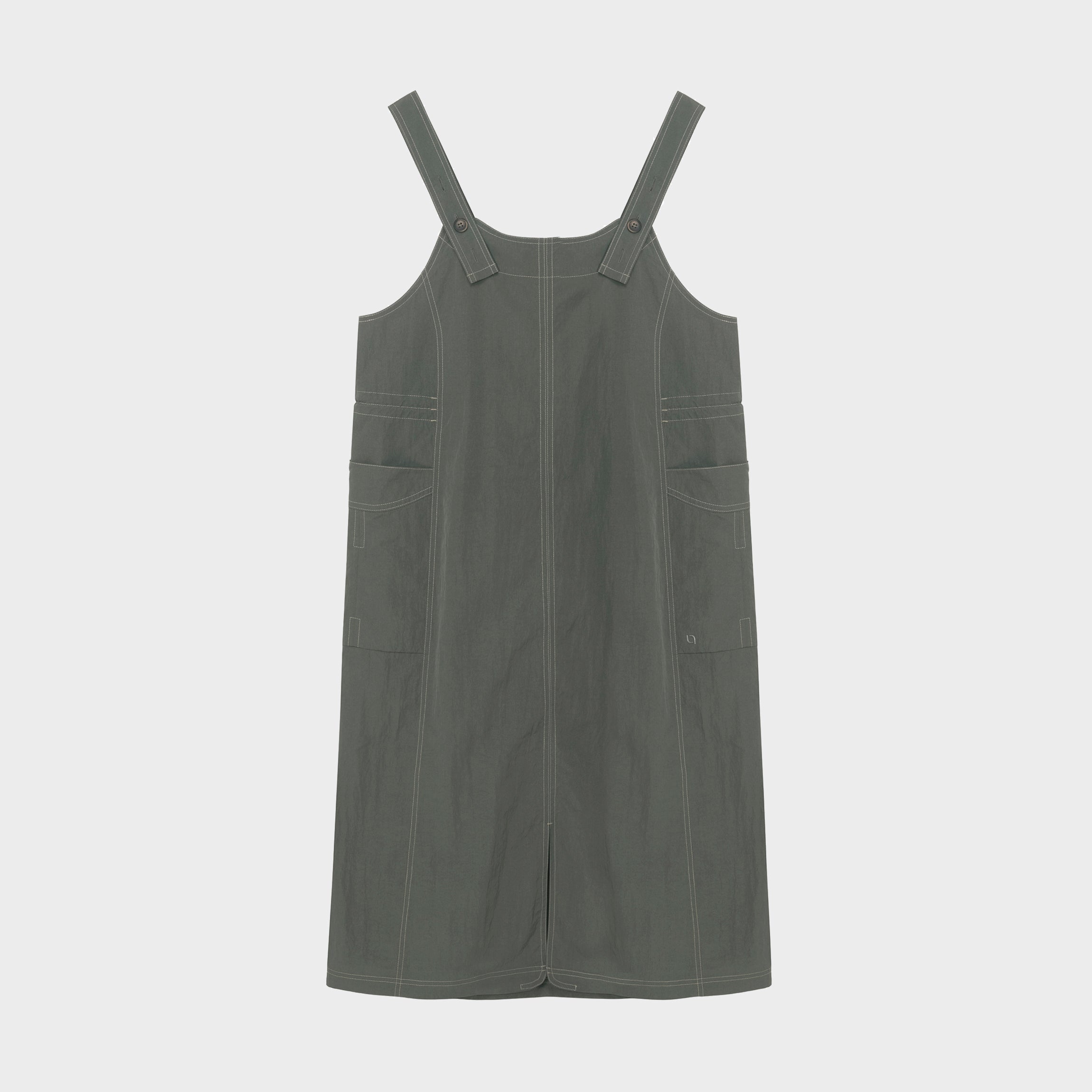 nau nau Jumpsuit W Air Shield Suspender One Piece M Khaki