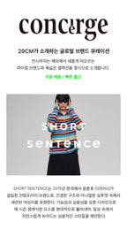 SHORT SENTENCE (concierge) (W) DETACHABLE KNITTED COLLAR BLAZER (DARK GREY)