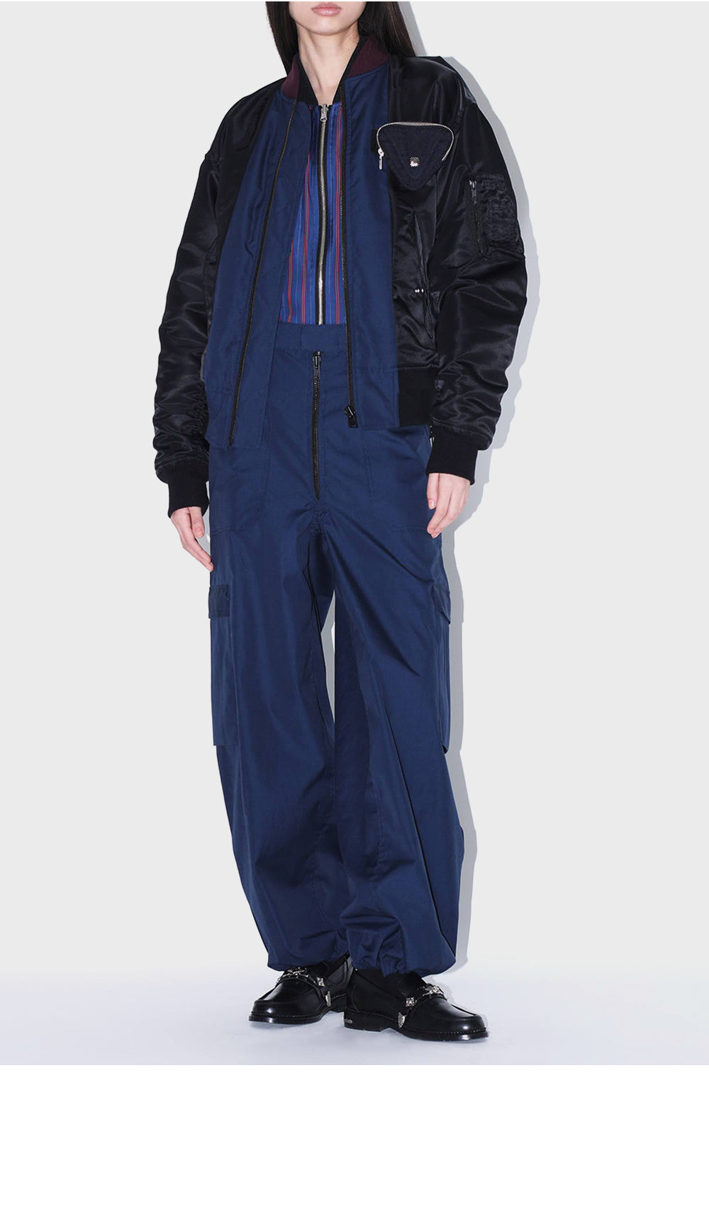 TOGA (concierge) (U) NYLON TWILL BLOUSON (BLACK 26)