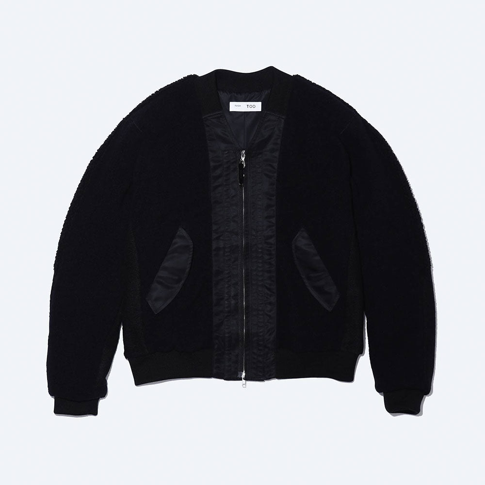 TOGA (concierge) (U) WOOL PILE BOA JACKET (BLACK 26)