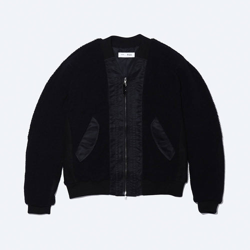 TOGA (concierge) (U) WOOL PILE BOA JACKET (BLACK 26)