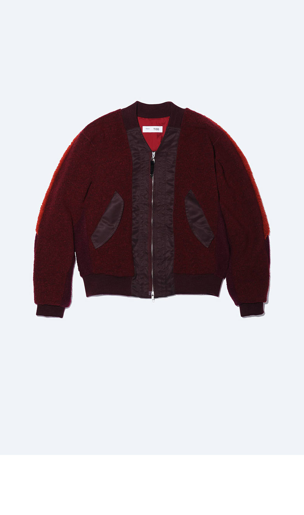 TOGA (concierge) (U) WOOL PILE BOA JACKET (D.RED)