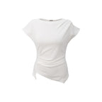 CONCHWEAR Pin tuck shirring t-shirt (2 colors)