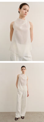 kindersalmon Ann Fluid Top Pearl