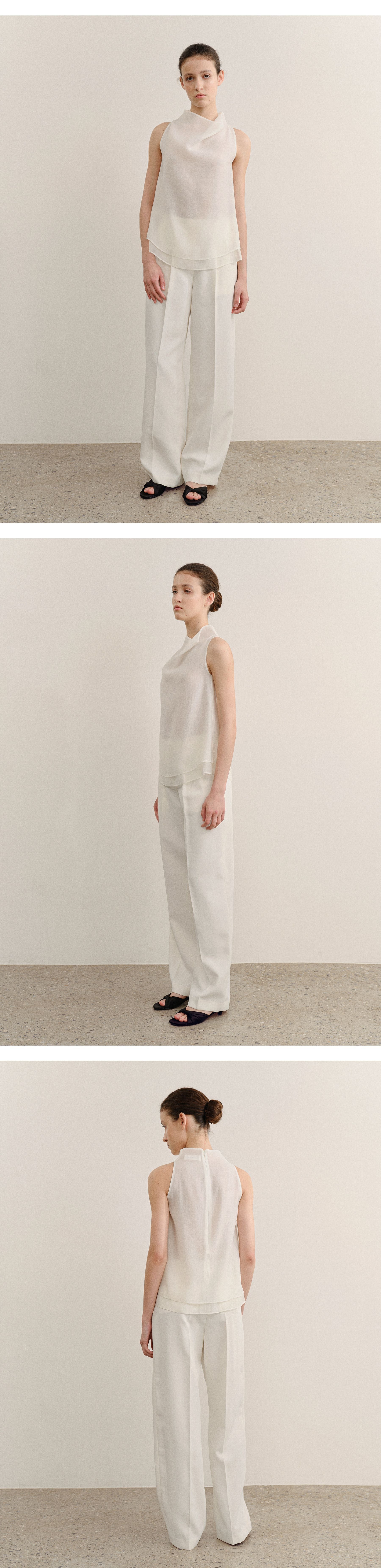 kindersalmon Ann Fluid Top Pearl