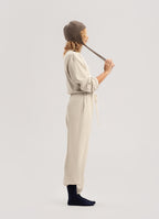 BUDHI MUDRA BUDHI MUDRA Jumpsuit Henley Neck