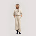 BUDHI MUDRA BUDHI MUDRA Jumpsuit Henley Neck