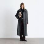 & Other Stories Wool Maxi Coat (Dark Grey)