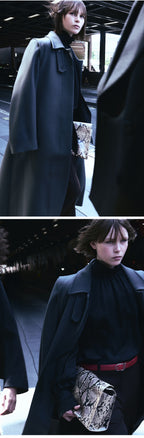 & Other Stories Wool Maxi Coat (Dark Grey)