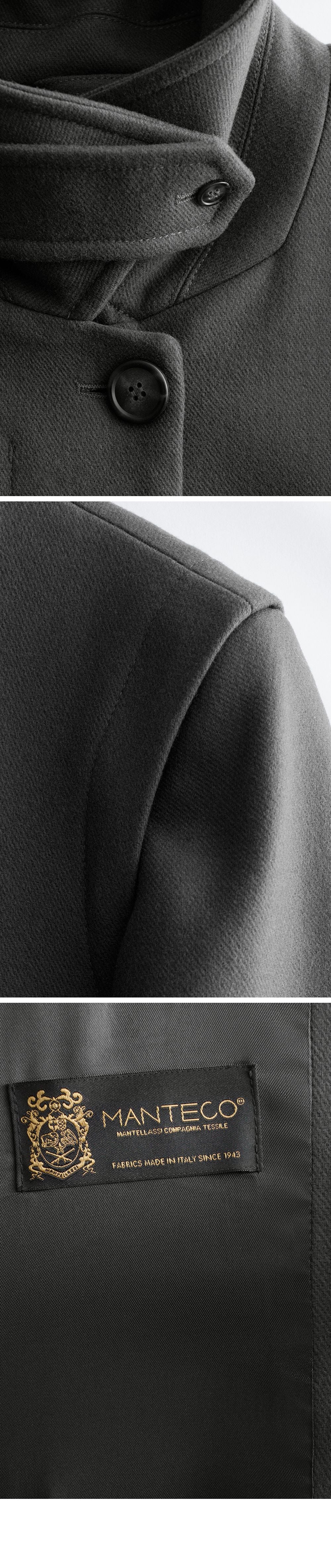 & Other Stories Wool Maxi Coat (Dark Grey)