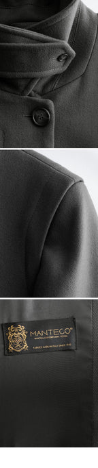 & Other Stories Wool Maxi Coat (Dark Grey)