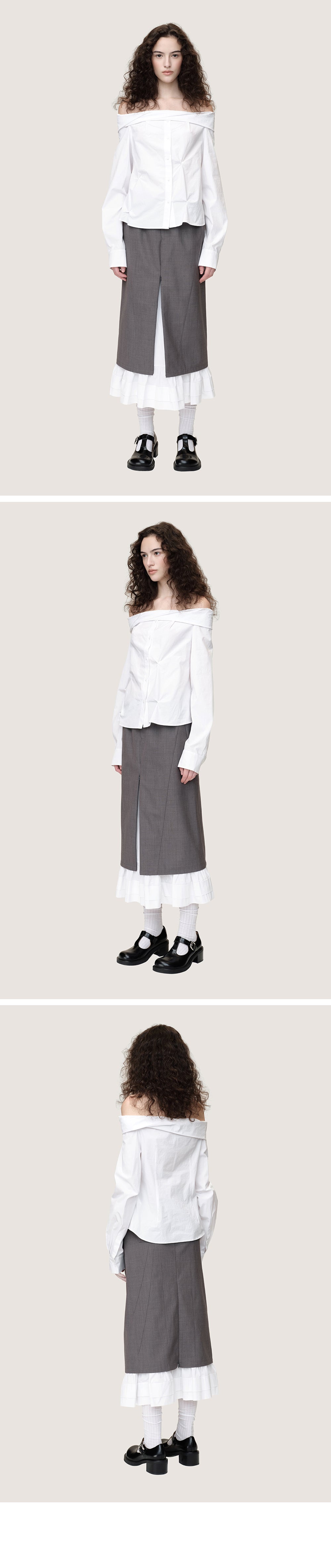 WMWM (concierge) (W) SKIRTS 11 (GRAY)