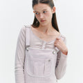MOILLY MOILLY Jumpsuit Lace Trimming Overall Pants