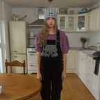 FUN FROM FUN FUN FROM FUN Cozy Home Overall, Black