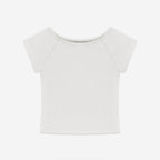 deviwear [DO] Soft Cap Sleeve T-Shirt DEVI-DO1001-White