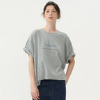 OFF AND AWAY Overlook print t-shirt_melangray