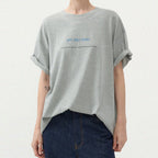 OFF AND AWAY Overlook print t-shirt_melangray