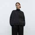 CORDERA (W) BABY ALPACA CARDIGAN (ANTHRACITE)