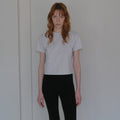 108POUND Base Crop Tee_Light Melange