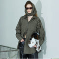 MAISON SPECIAL OVERSIZED SHIRT WITH BABUSHKA (BLK)