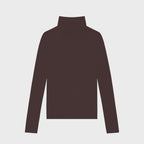 FLORE FLORE DINAH TURTLENECK (CHOCO PLUM)