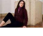 FLORE FLORE DINAH TURTLENECK (CHOCO PLUM)