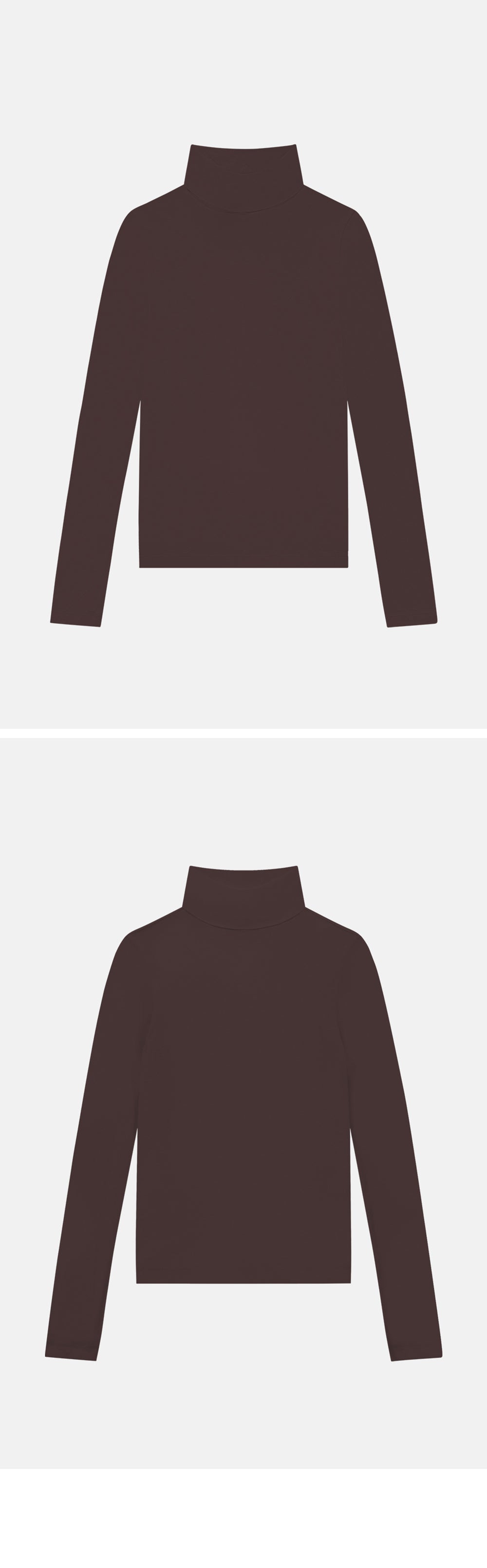 FLORE FLORE DINAH TURTLENECK (CHOCO PLUM)