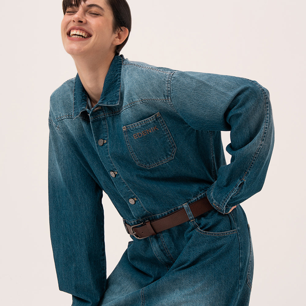 EDENIK EDENIK Denim Jumpsuit Size