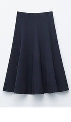 & Other Stories Voluminous Midi Skirt (Navy Blue)