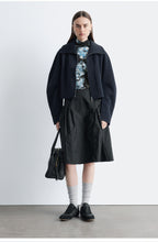 & Other Stories Sculpture Sleeve Jacket (Navy Blue)