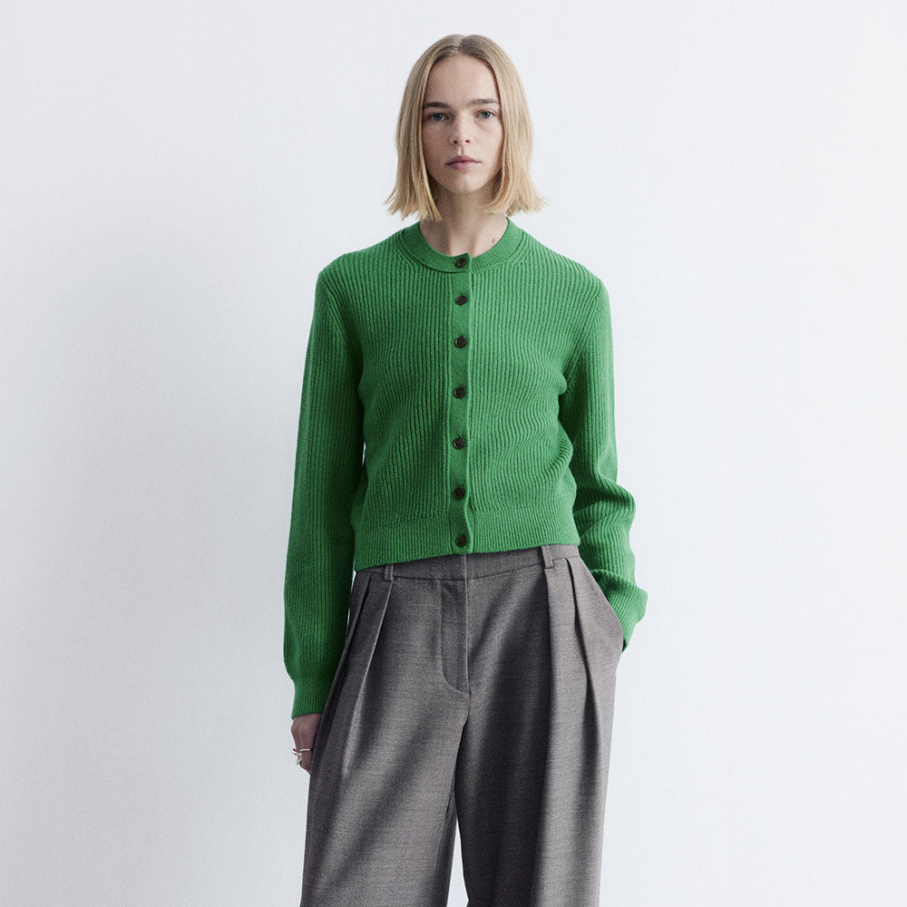& Other Stories Wool blend cardigan (Green)
