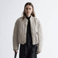 & Other Stories Oversized Bomber Jacket (Light Greige)